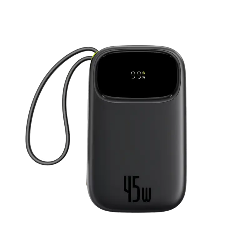 Baseus Power Bank QPow 3 45W EnerFill FC31  Built-in Type-c & Lightning Cable 20000mAh